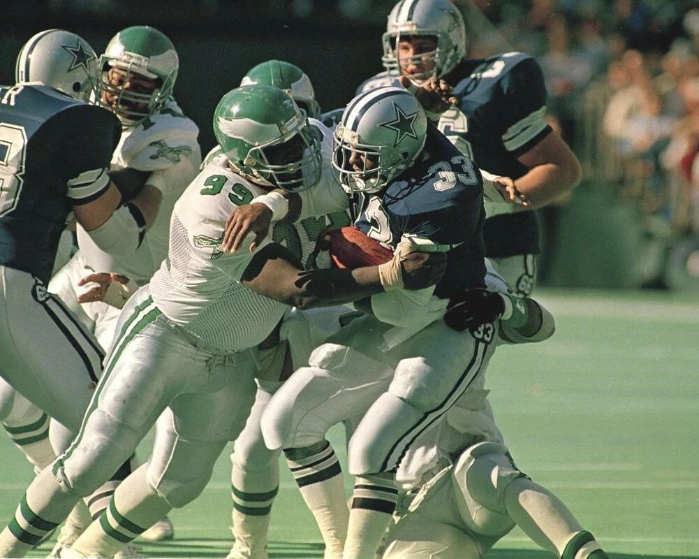 Jerome Brown Keychain Philadelphia Eagles Picture Nfl Vs Cowboys