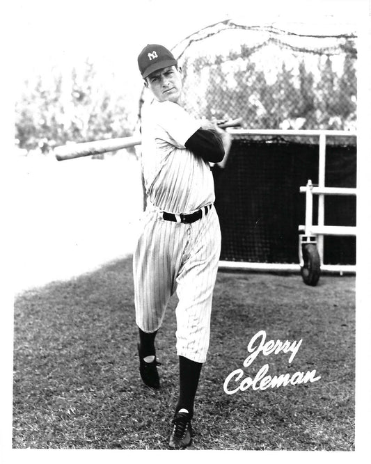 Jerry Coleman Photo New York Yankees Ny Baseball Picture Mlb