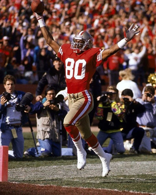 Jerry Rice Photo San Francisco Forty Niners 49Ers Picture Td Reception Nfl