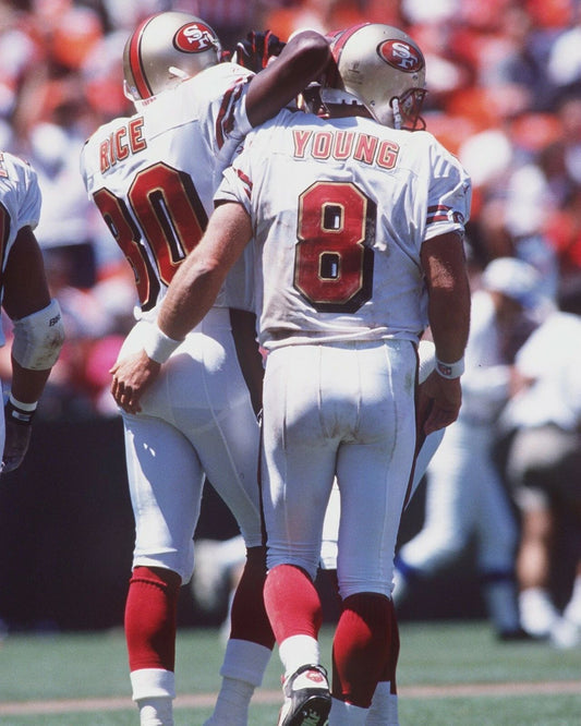 Jerry Rice & Steve Young Keychain San Francisco 49Ers Picture Nfl Football