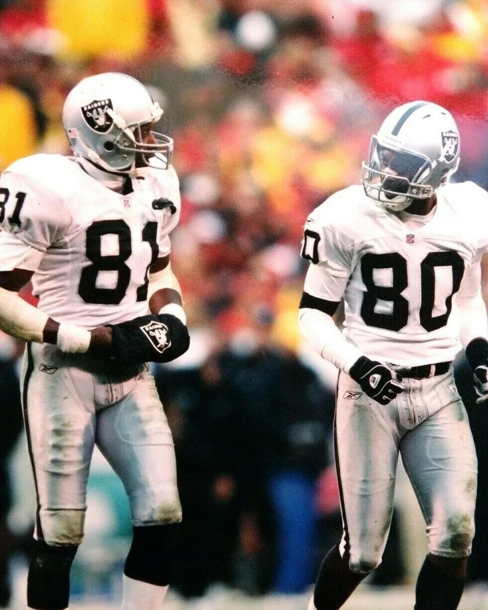 Jerry Rice & Tim Brown Magnet Oakland Raiders Picture Nfl At The Line