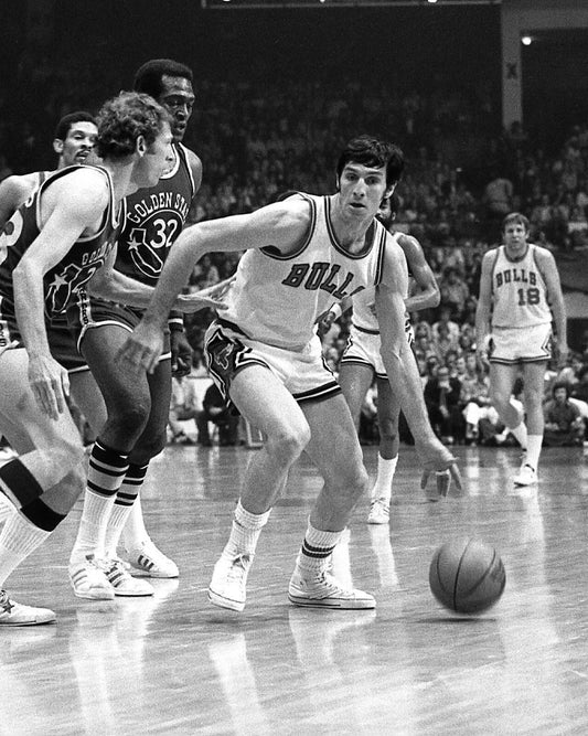 Jerry Sloan Photo Chicago Bulls Basketball Picture Nba Vs Golden State