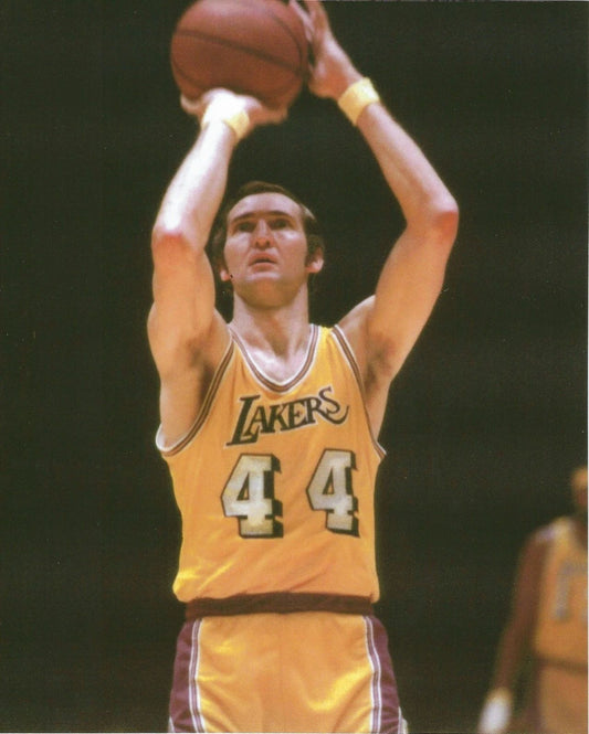 Jerry West Photo Los Angeles Lakers La Basketball Nba Jump Shot