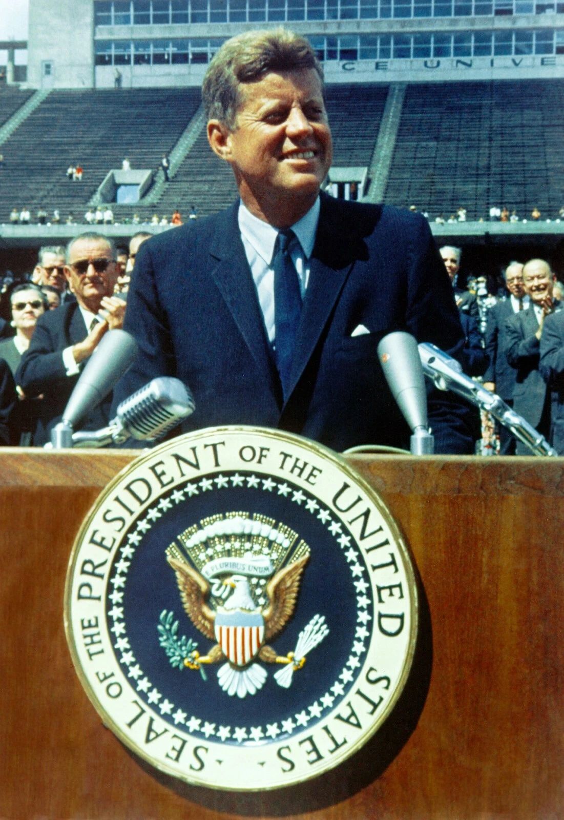 Jfk Speaking Houston United States President John Kennedy Magnet Picture Magnet