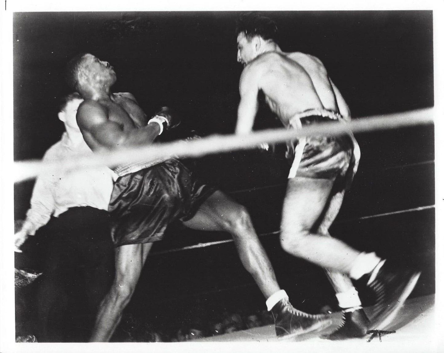 Jimmie Bivins Vs Anton Christofloridas Photo Boxing Picture