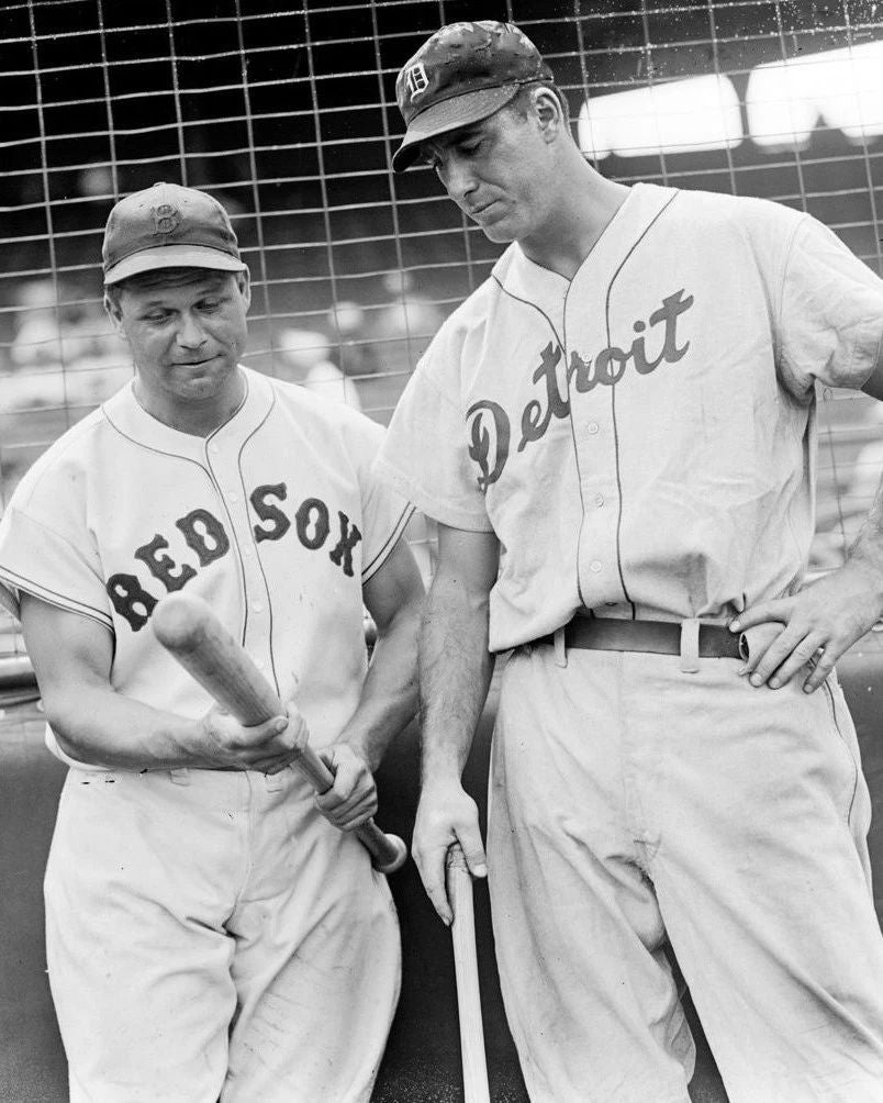 Jimmie Foxx & Hank Greenberg Boston Red Sox Tigers Baseball 300 PCS Jigsaw