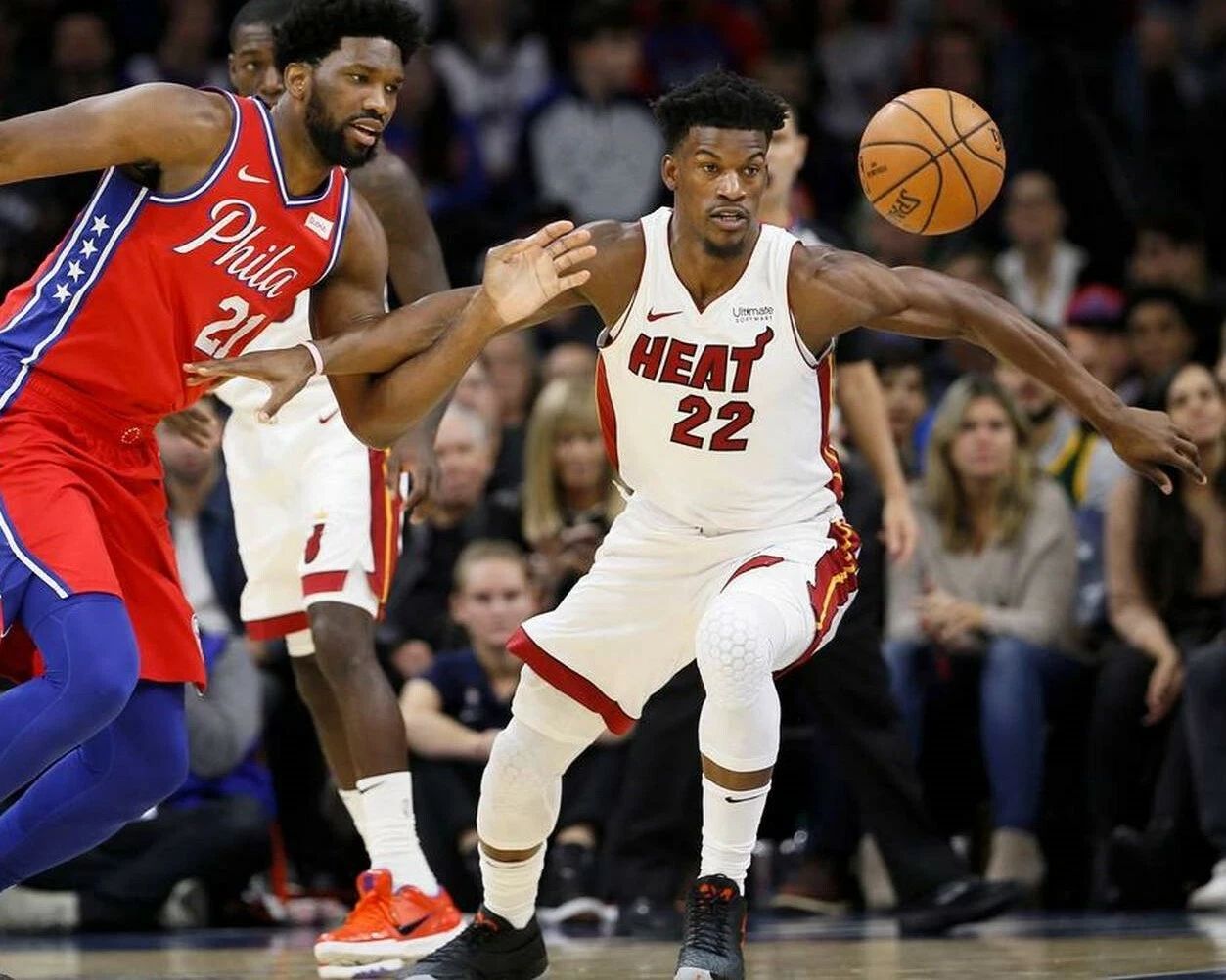 Jimmy Butler Photo Miami Heat Basketball Nba Vs 76Ers
