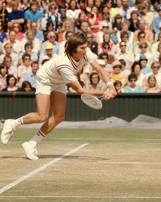 Jimmy Connors Glossy Magnet Tennis Legend Print Wimbledon Magnet