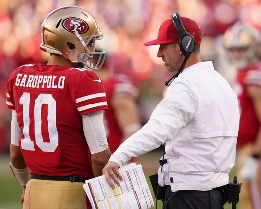 Jimmy Garoppolo & Kyle Shanahan Photo San Francisco 49Ers Niners Football