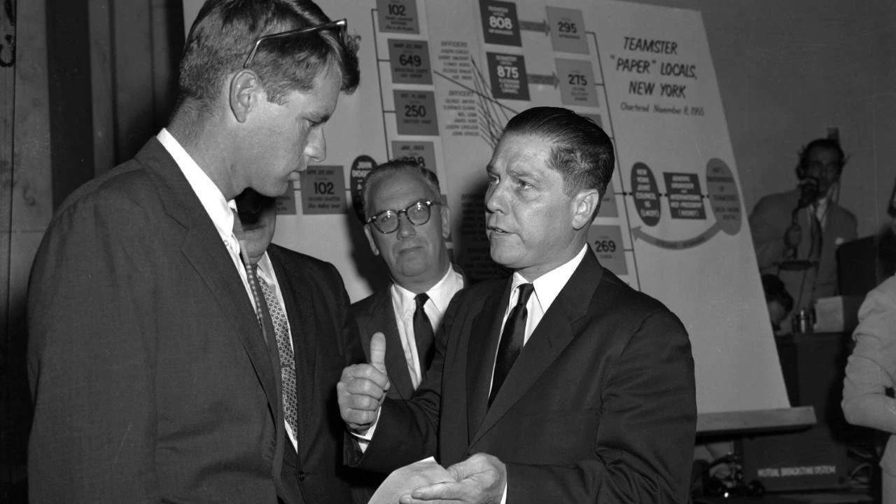 Jimmy James Hoffa Bobby Kennedy Poster Picture Photo Print Teamsters