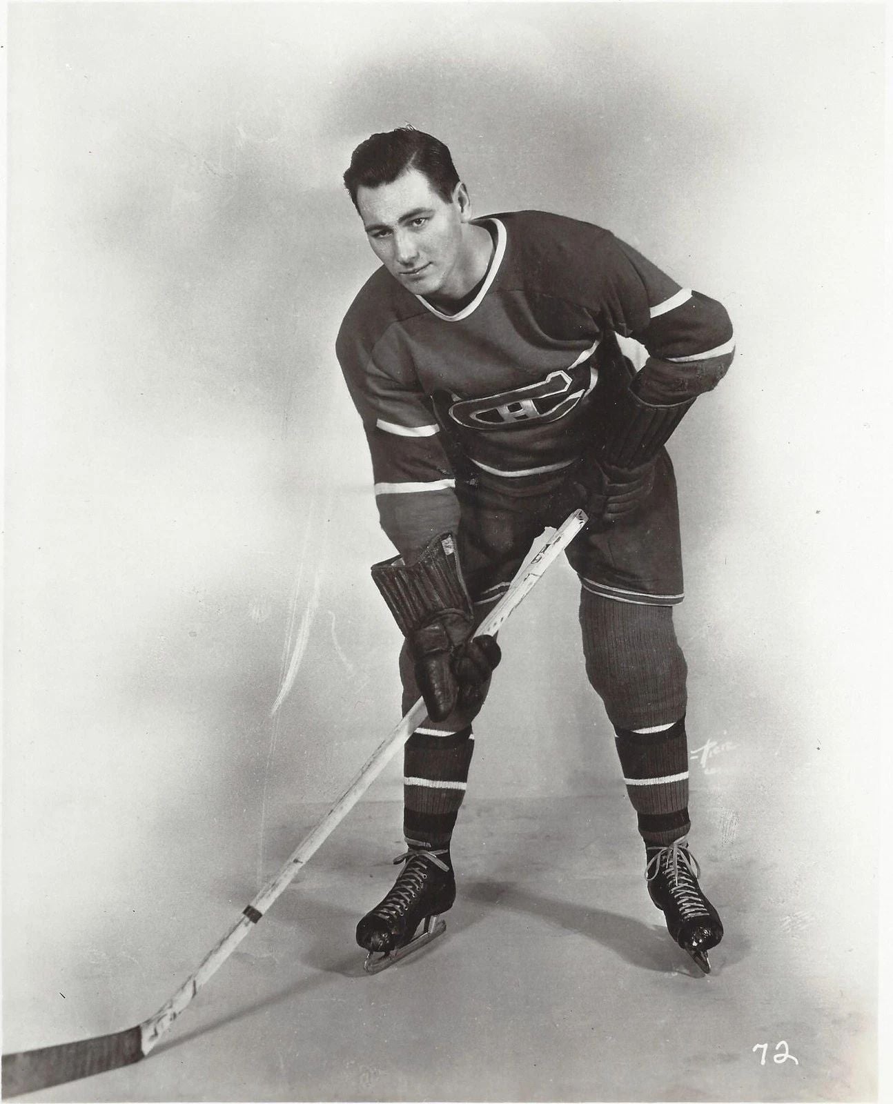 Jimmy Peters Keychain Montreal Canadiens Nhl Picture Bw