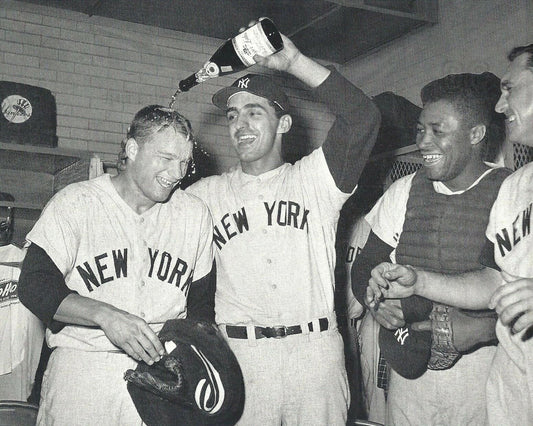 Jim Bouton Joe Pepitone & Elston Howard Photo New York Yankees Ny Baseball