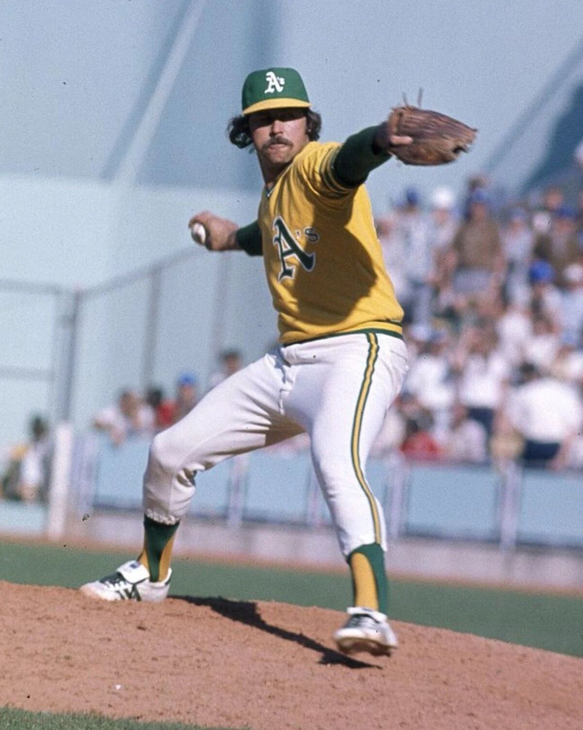 Jim Catfish Hunter Photo Oakland Athletics A'S Mlb Baseball Picture Color