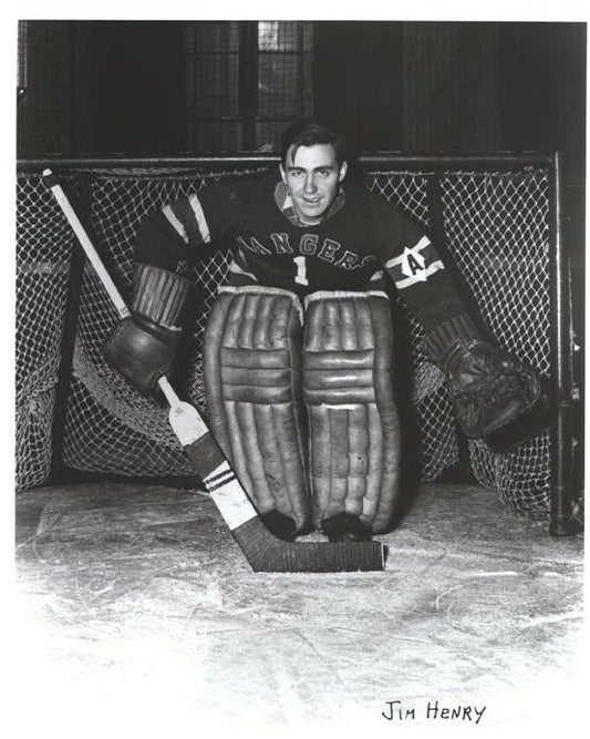 Jim Henry Photo New York Rangers Ny Nhl Picture Hockey
