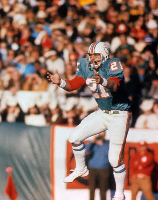 Jim Kiick Photo Miami Dolphins Picture Nfl Action