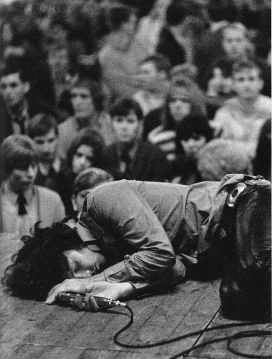 Jim Morrison Laying On Stage At Doors Concert Poster Picture Photo Print 5 X 7