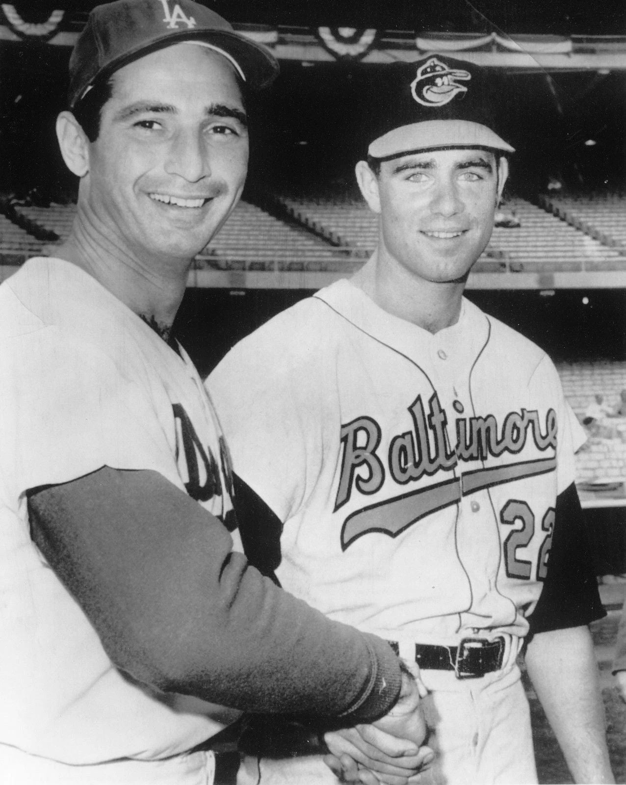 Jim Palmer & Sandy Koufax Keychain La Dodgers Oriole O'S Picture Baseball Mlb