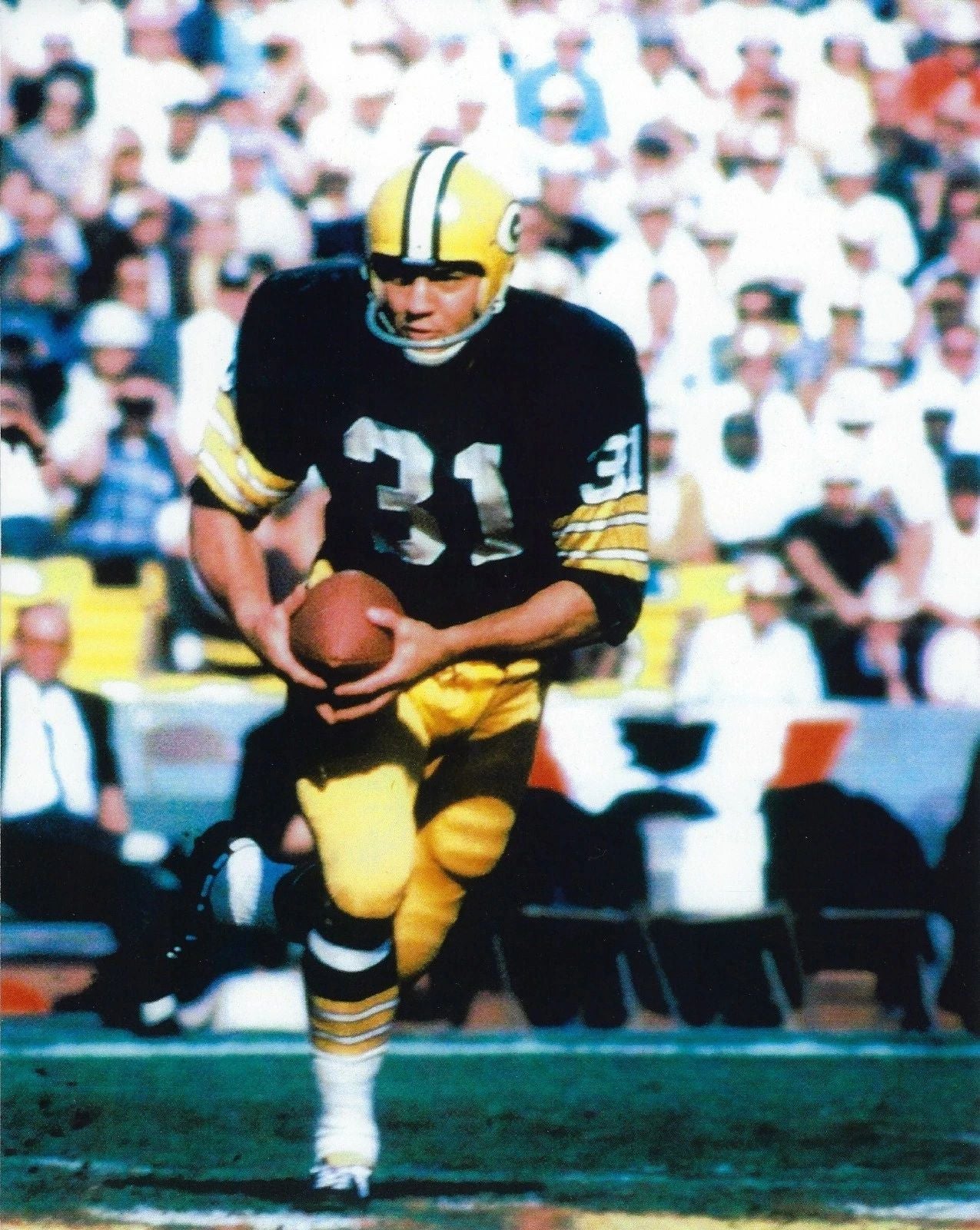 Jim Taylor Magnet Green Bay Packers Nfl Football Close Up Action