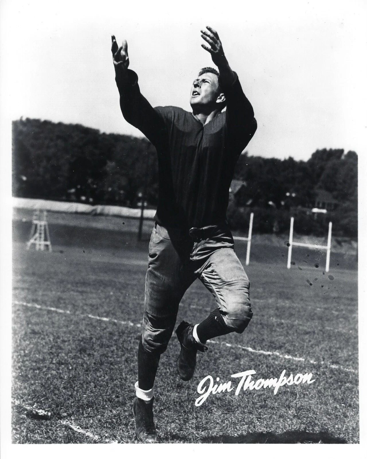 Jim Thompson Photo Nfl New York Giants Ny Football Picture