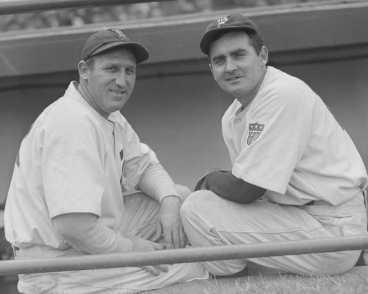 Jim Tobin & Tom Early Keychain Boston Braves Baseball Picture Mlb