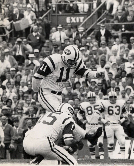 Jim Turner Photo New York Jets Ny Picture Nfl Football Bw