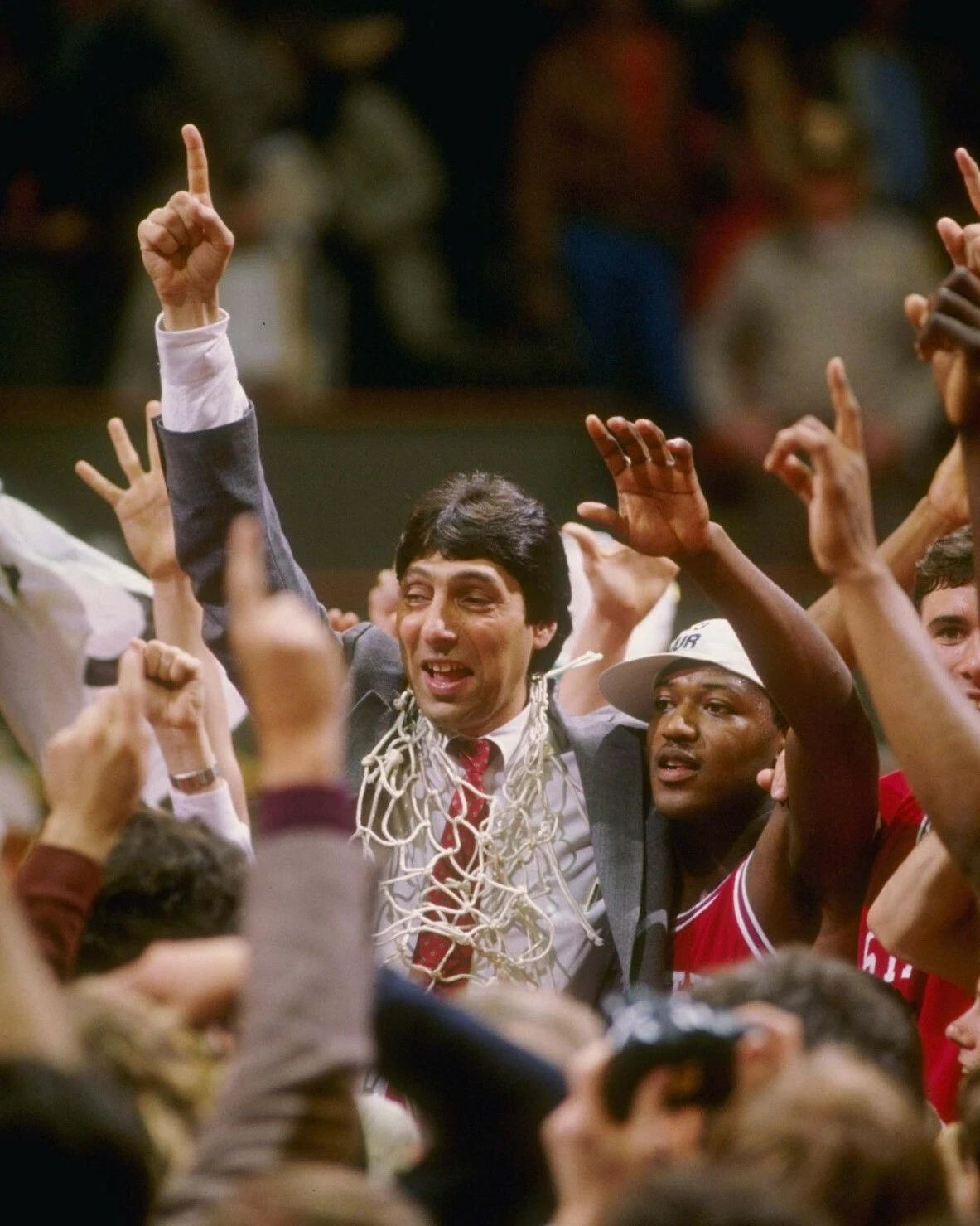 Jim Valvano Keychain North Carolina State Wolfpack Jimmy V Basketball Ncaa Col