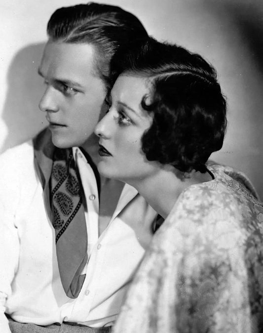 Joan Crawford & Douglas Fairbanks Jr Classic Retro Movie Picture Keychain