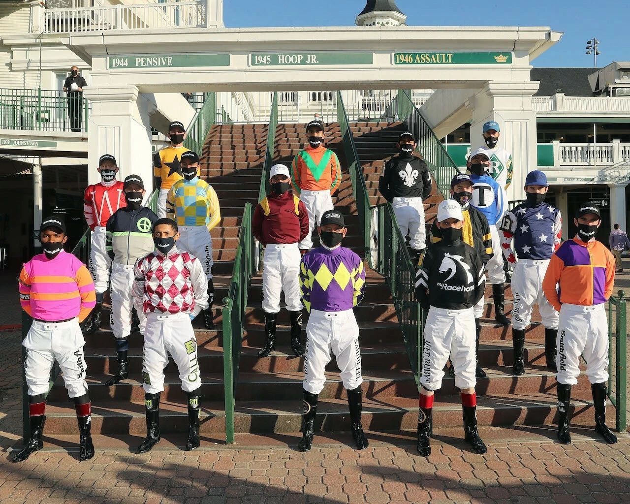 Jockey Keychain Keychain Horse Racing Picture 2020 Kentucky Derby