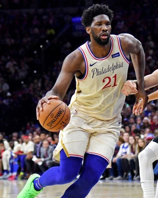Joel Embiid Photo Philadelphia 76Ers Sixers Basketball Nba Ball Handling