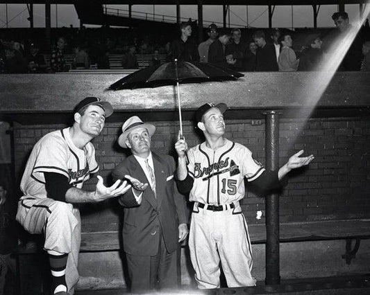 Joe Adcock & Don Liddle Photo Milwaukee Braves Baseball Picture Mlb