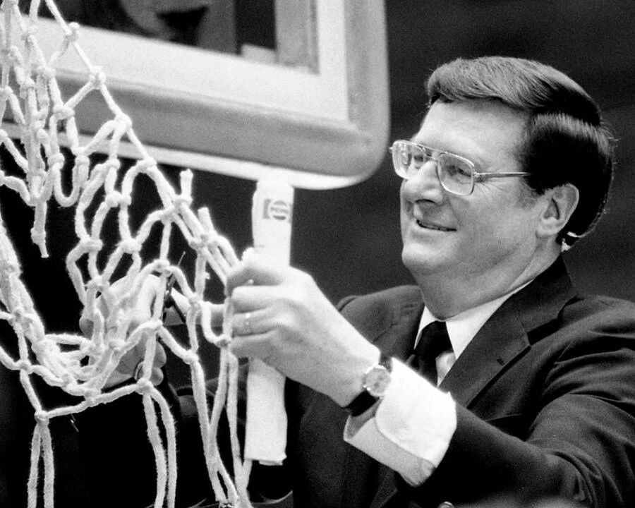 Joe B. Hall Photo Kentucky Wildcats Photo Picture Ncaa Basketball Cuts Net