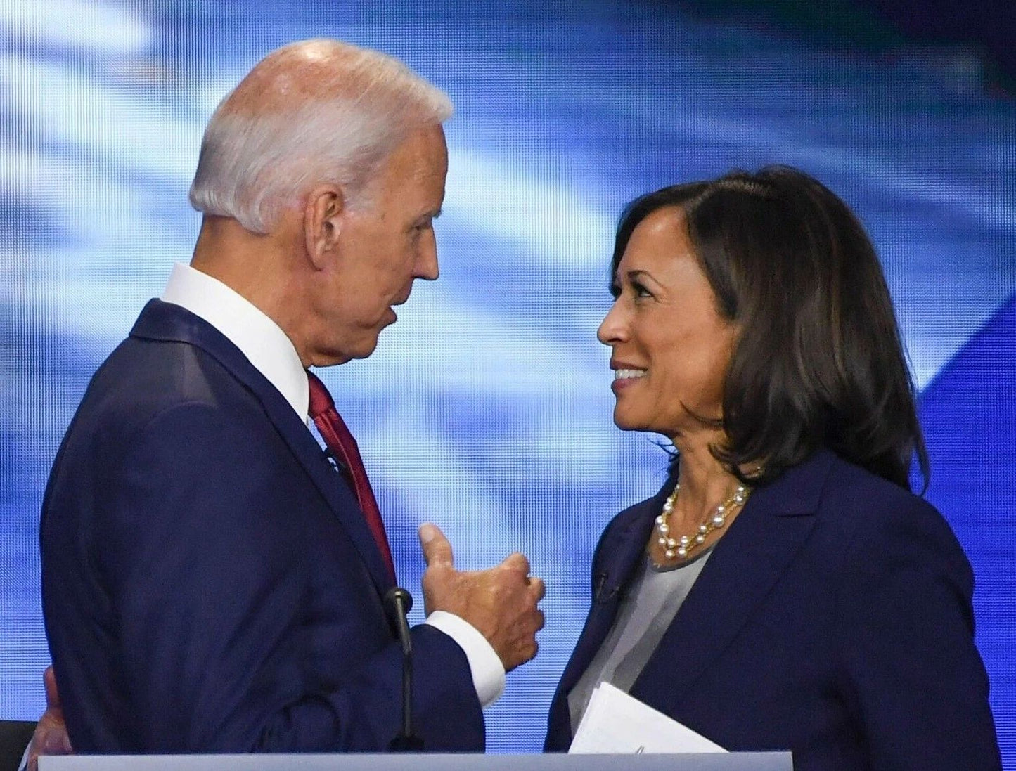 Joe Biden Kamala Harris Keychain Picture Keychain Print Banner Democrats