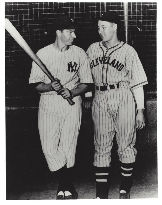 Joe Dimaggio & Bob Feller Magnet New York Yankees Ny Baseball Mlb Picture