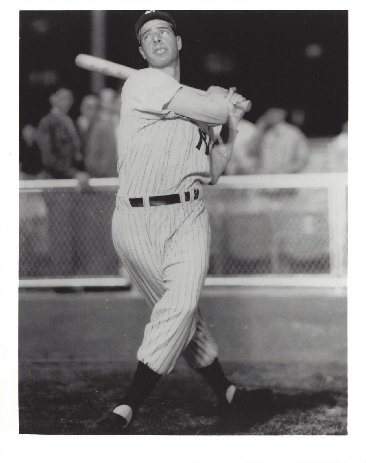 Joe Dimaggio Photo New York Yankees Ny Mlb Baseball Picture Swinging Bat