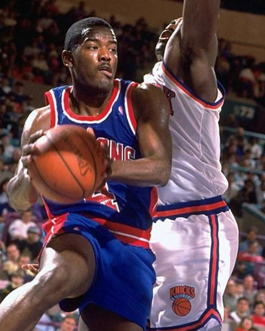 Joe Dumars Photo Detroit Pistons Basketball Picture Nba Vs Knicks