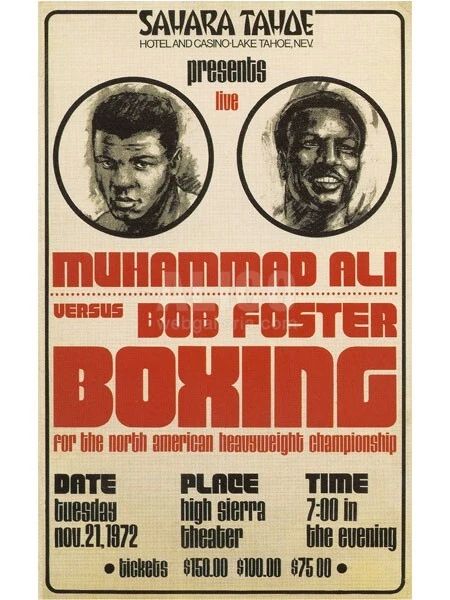 Joe Frazier Vs Bob Foster Photo Boxing Picture Tahoe