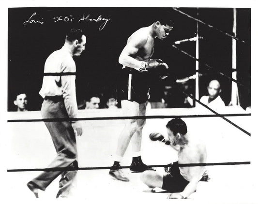 Joe Louis Ko'S Jack Sharkey Photo Boxing Picture