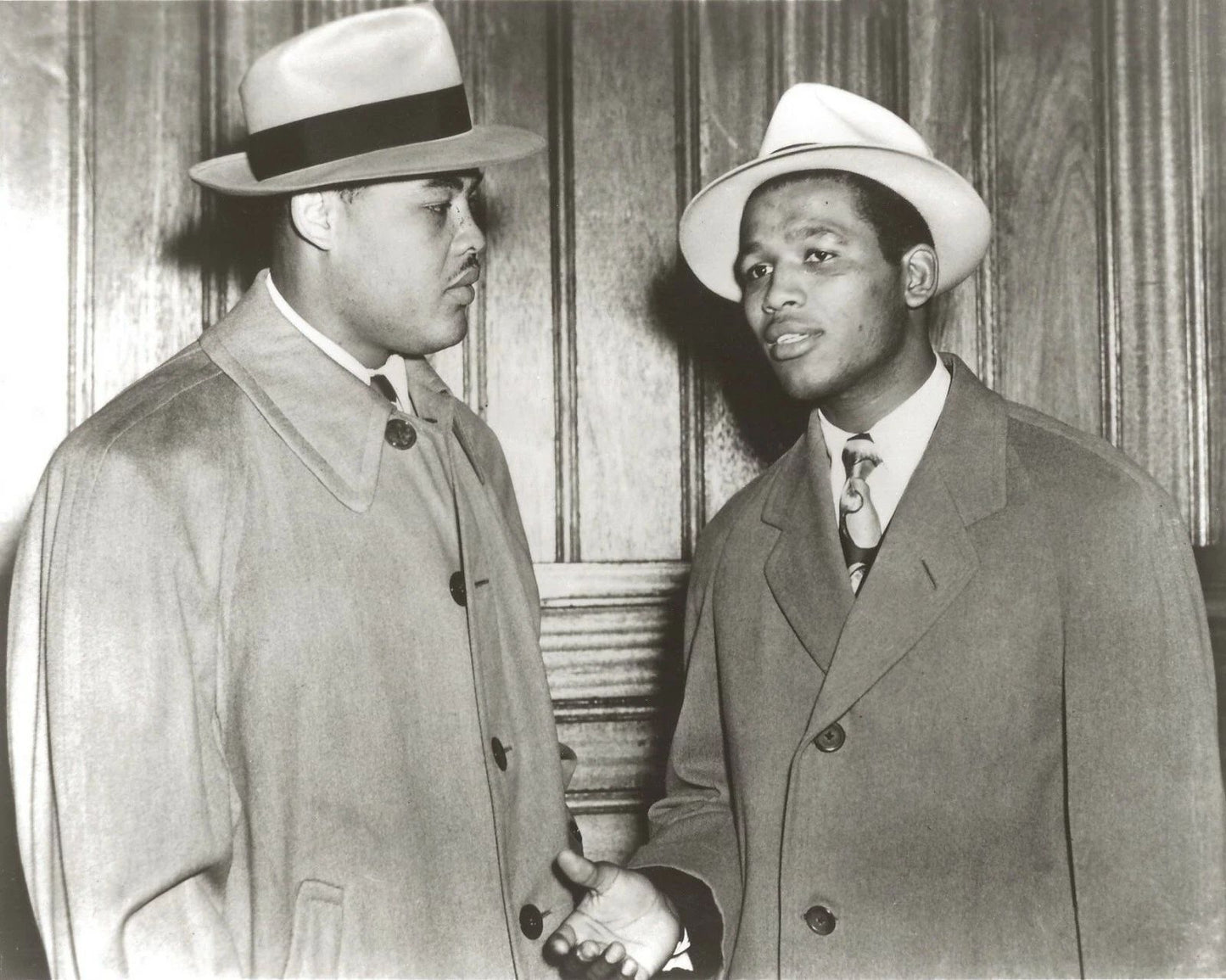 Joe Louis & Sugar Ray Robinson Photo Boxing Picture