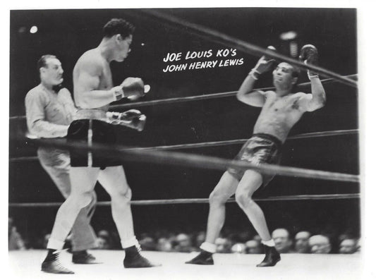 Joe Louis Vs John Henry Lewis Photo Boxing Picture