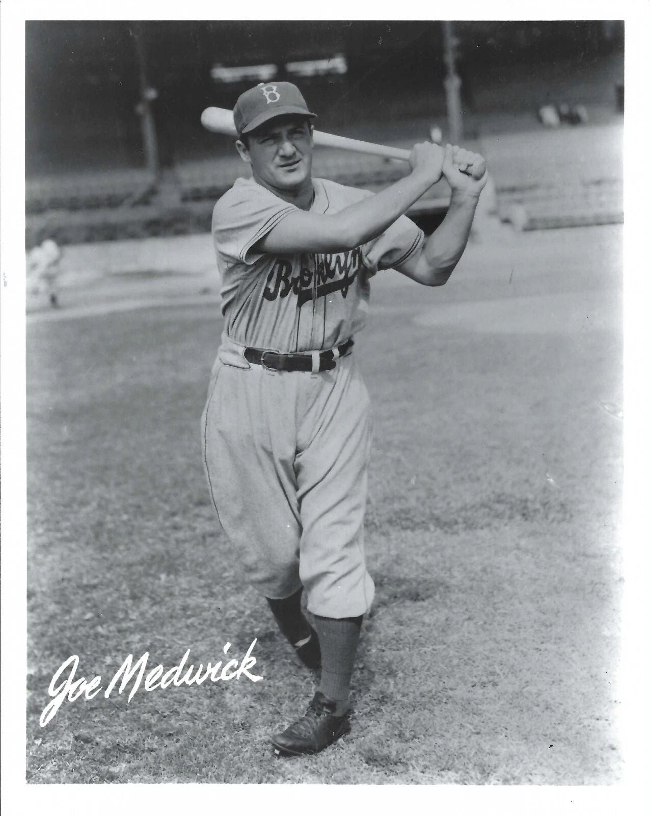 Joe Medwick Photo Brooklyn Dodgers Baseball Picture Mlb
