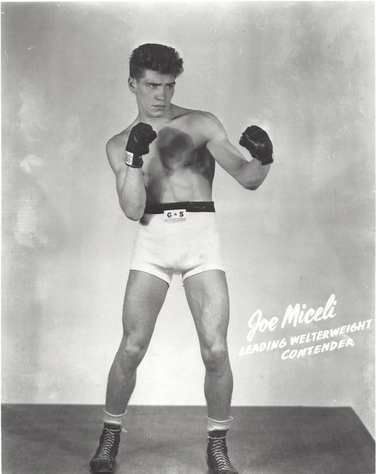 Joe Miceli Magnet Boxing Picture Bw