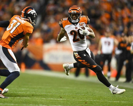 Joe Mixon Keychain Cincinnati Bengals Picture Nfl Football Vs Broncos