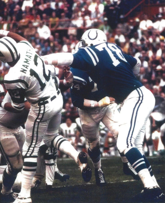 Joe Namath & Bubba Smith Photo New York Jets Ny Colts Picture Nfl Football