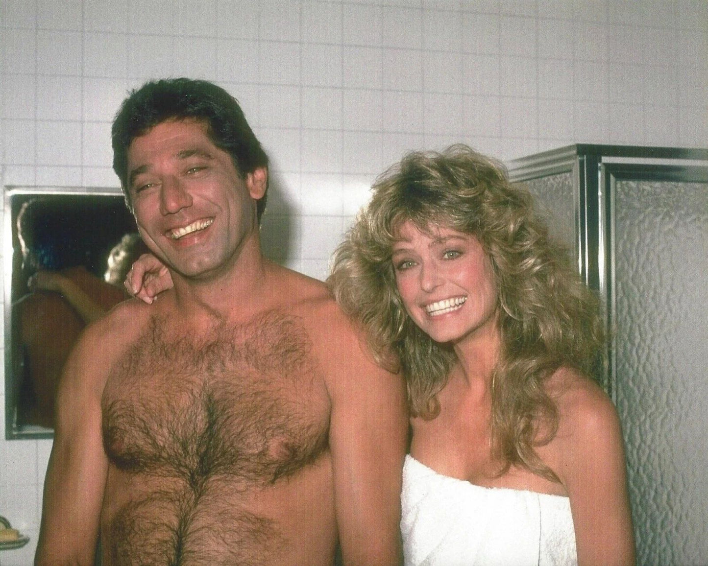 Joe Namath & Farrah Fawcett Keychain New York Jets Ny Picture Nfl Football