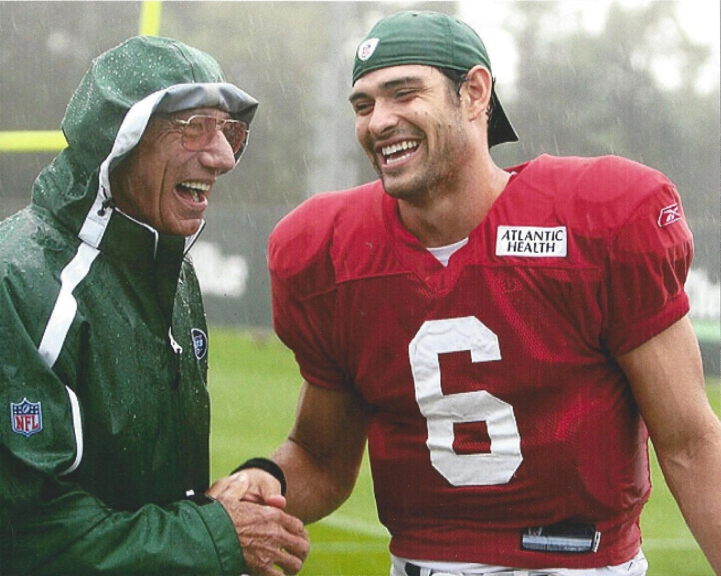 Joe Namath & Mark Sanchez Keychain New York Jets Ny Picture Nfl Football