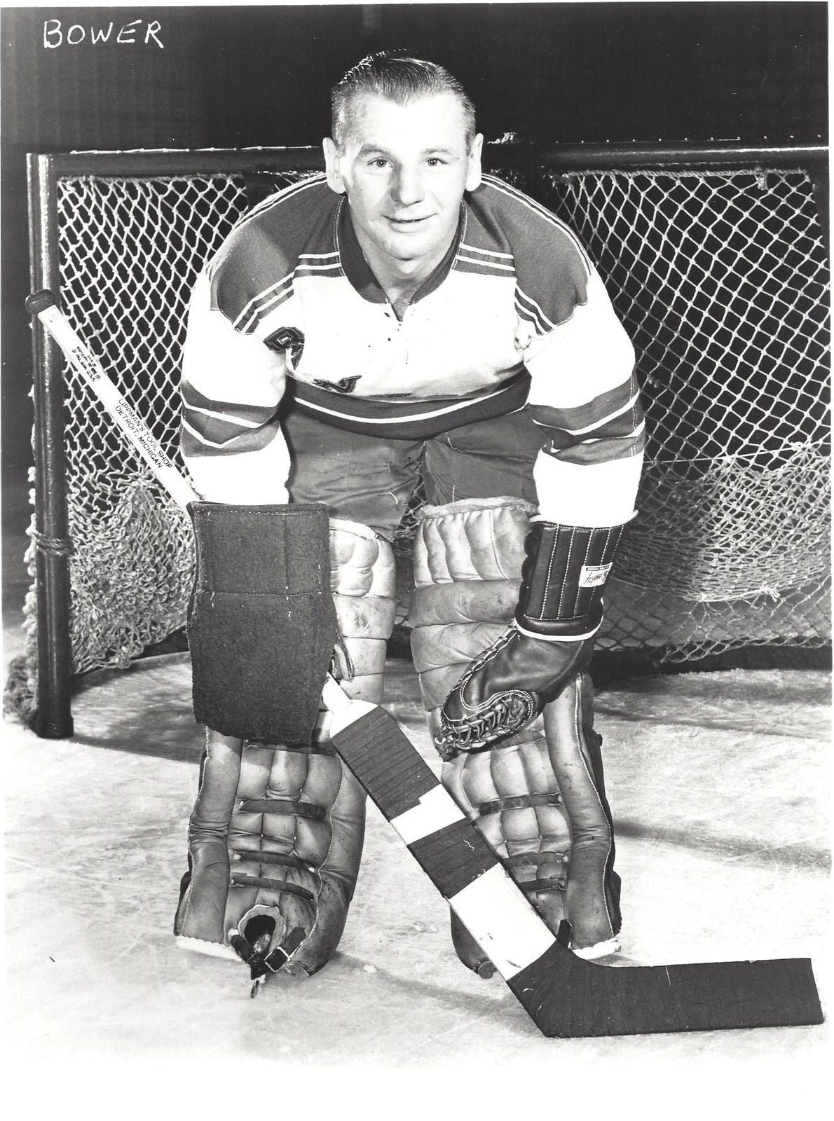 Johnny Bower Photo New York Rangers Ny Nhl Picture Hockey
