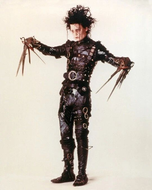 Johnny Depp As Edward Scissorhands Glossy Keychain Hollywood Celebrity Print