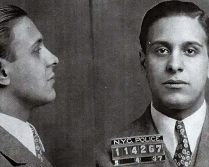 Johnny Dio Mug Shot Photo Mafia Organized Crime Mobster Mob John Dioguardi