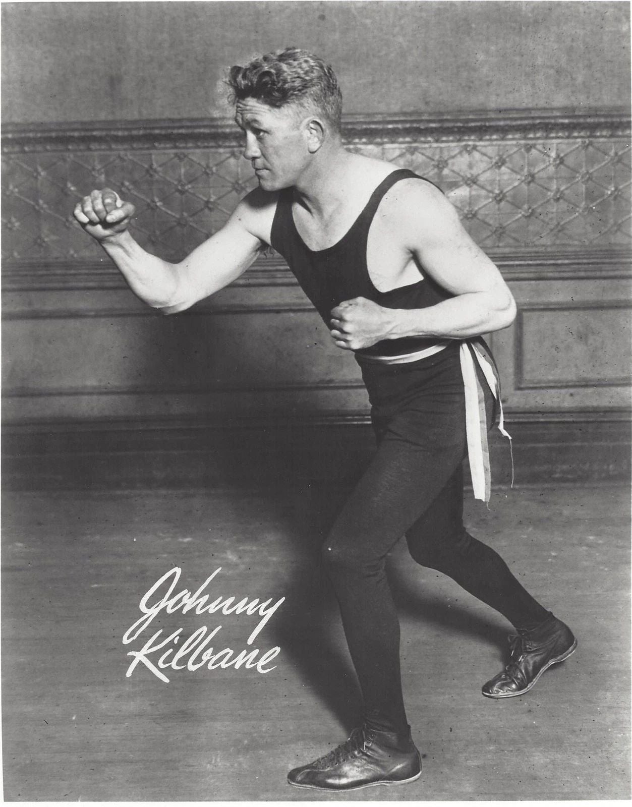 Johnny Kilbane Keychain Boxing Picture Bw