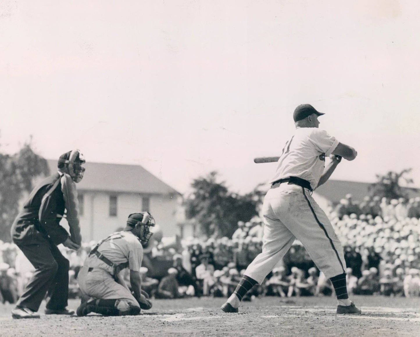Johnny Mize Photo New York Yankees Ny Baseball Picture Mlb At Bat